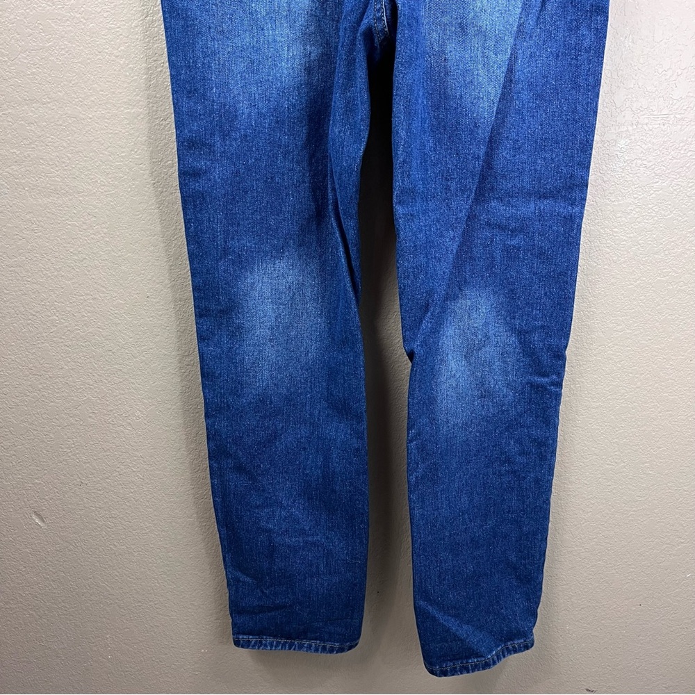 Distressed women’s denim overalls - Picture 7 of 7